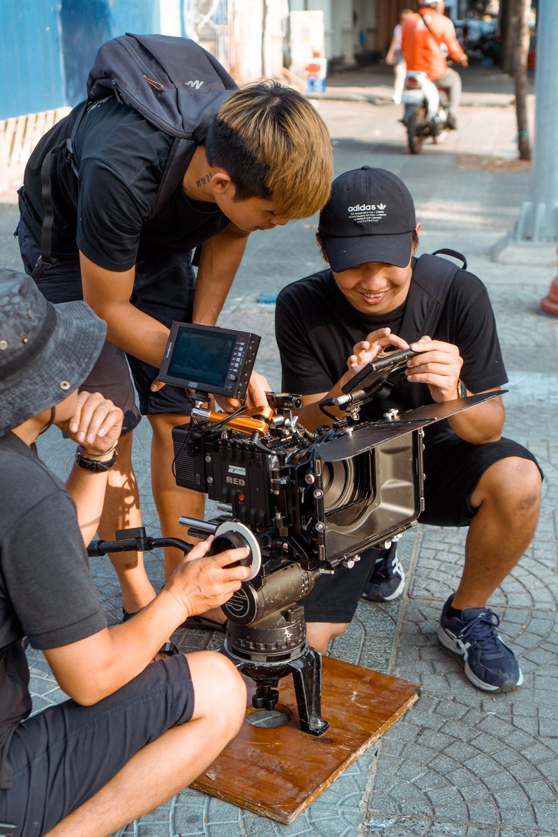 Photo Of Men Making Film
